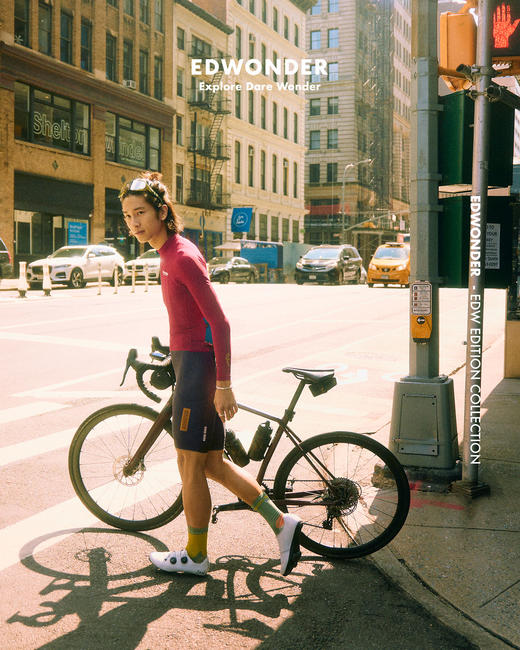 EdW超轻(男)长袖车衣- 桑格利亚红 Jersey 商品图4