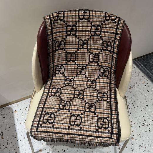 E054古奇专柜最新款双面围巾 商品图1