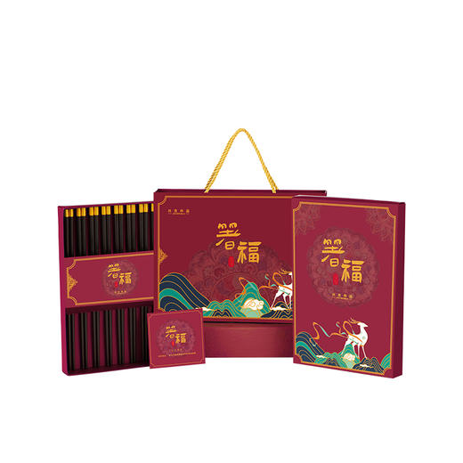 共禾京品X敦煌艺匠坊联名 | 箸福耐高温合金筷子8双礼盒套装 商品图7