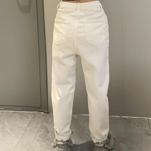 Z1后腰松紧皮标底抓绒哈伦牛仔裤40908 冬季 209994091001 商品图1