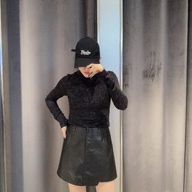 N3连帽长袖针织T恤（黑） 秋季 143160270321