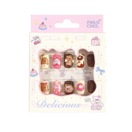 纪念日百货X-603指尖烘焙穿戴美甲假指甲159854278 商品图4