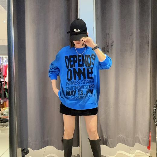 B圆领喷漆大LOGO中卫衣41022 冬季 144020540321 商品图0