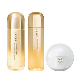 悠莱 凝时弹润乳(滋润型)+凝时弹润水(滋润型)+多重御光隔离防晒乳