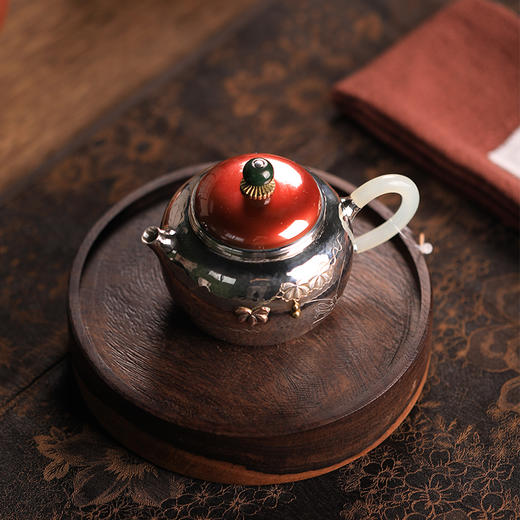 葫芦刻绘银壶 约140g左右 商品图3