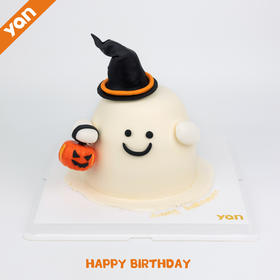 万圣节主题幽灵蛋糕