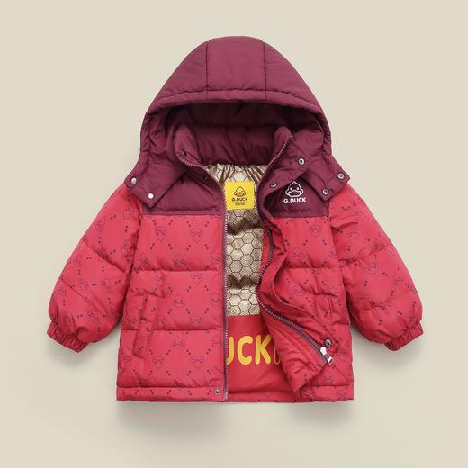 黑金小黄鸭儿童羽绒服男童女童2024加厚90白鸭绒冬装冬季宝宝外套 商品图2