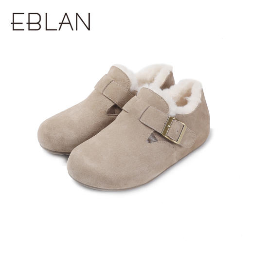 伊伴冬季加绒棉鞋冬靴女鞋B24771602 商品图4