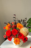【始于心动】红玫瑰4支+橙色牡丹菊1支+巧克力泡泡多头玫瑰2支+橙色玫瑰2支+红继木5小支 商品缩略图8