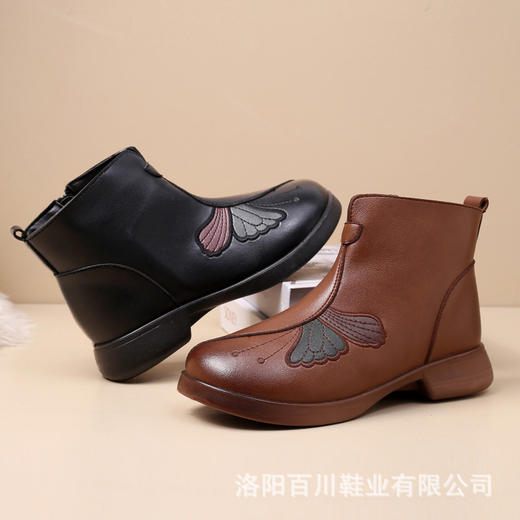 TZW-2024棉鞋冬季加绒加厚保暖马丁靴 商品图3