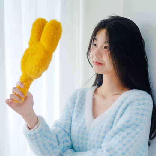 秋冬系列袋鼠团团毛绒手持镜 商品图1