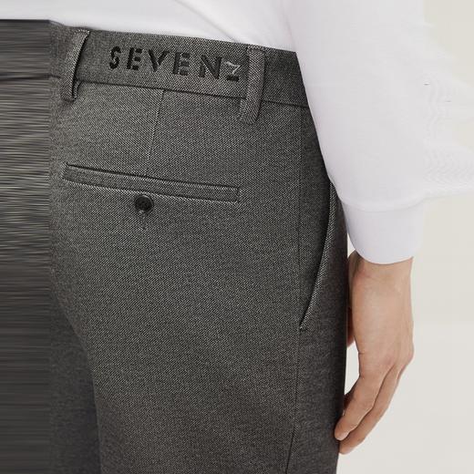 【针织弹力】柒牌男装休闲裤男秋季新品商务百搭中腰修身直筒长裤127H72240 商品图2