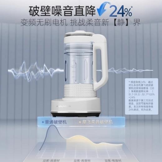 英国morphy摩飞MR8202多功能破壁料理机（椰奶白） 商品图2