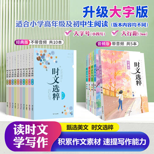 【任选下单所有版本】时文选粹智慧背囊小初中生作文素材辅导作文课外阅读书籍 商品图1