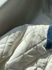 贝壳三 撞色翻领牛仔拼接菱格绗缝棉服大口袋直筒女士棉衣A110431 商品缩略图7