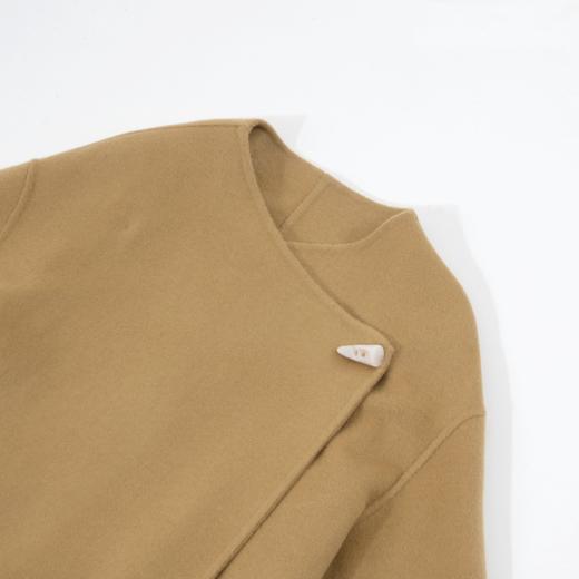 Grace&Glam 经典一粒扣气质羊毛双面呢子大衣 商品图1