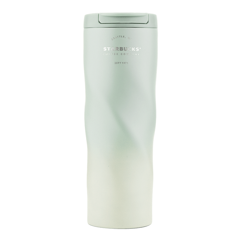 星巴克 | 经典渐层款翻盖杯绿色473ml 11149750