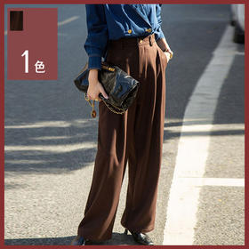 馥迦宽松直筒西装裤