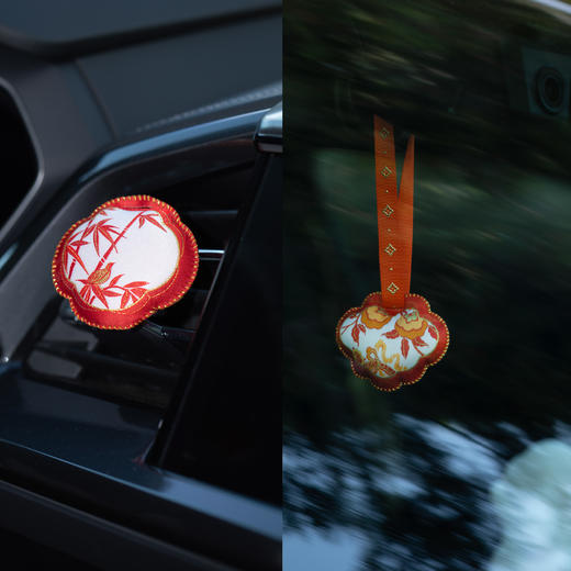 【故宫香囊】岁岁平安事事如意吉庆香囊香包车载衣柜挂件新年礼物 商品图5