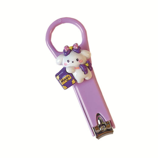 「6.5包邮！9.9到手3个」可爱魔法小狗指甲刀 少女心指甲剪便携儿童成人指甲钳居家日用防飞溅 商品图4