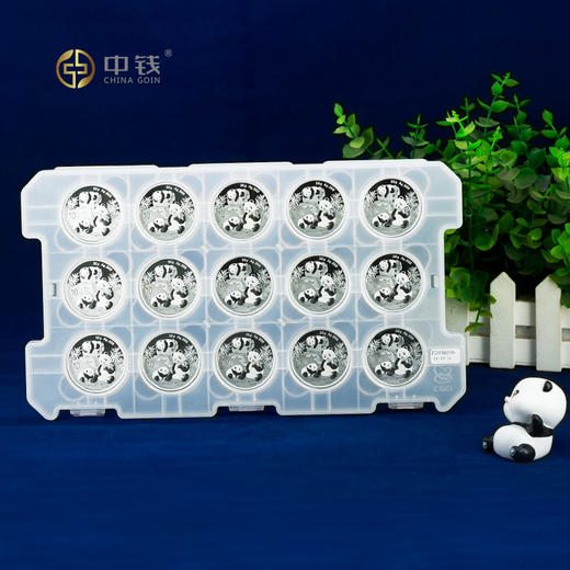 2025年熊猫银币 30克银猫 足银999 单枚 整版 封装评级版 商品图3