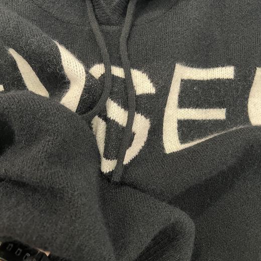 N连帽抽绳大字母长袖毛织41105（黑） 冬季 144010520321 商品图3