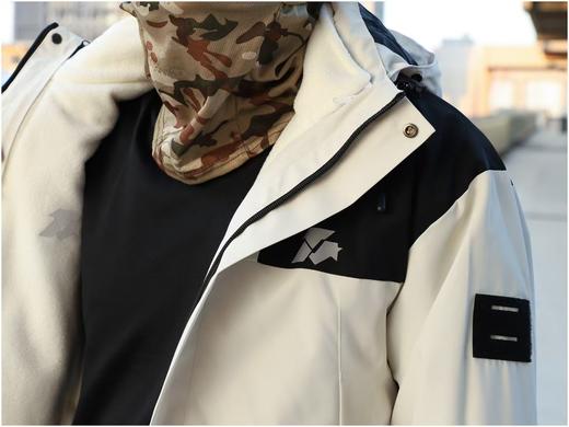 【三合一夹克风衣贴标/无标】新款四季可穿有内胆上衣可拆卸帽外套不赠送魔术贴03h 商品图3