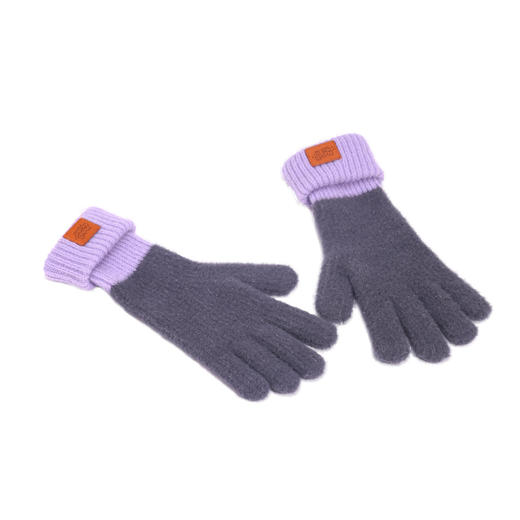 秋冬系列袋鼠团团拼色手套 商品图4