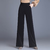 HB Z05阔腿裤垂坠时尚休闲裤肥腿宽松高腰裤 商品缩略图1