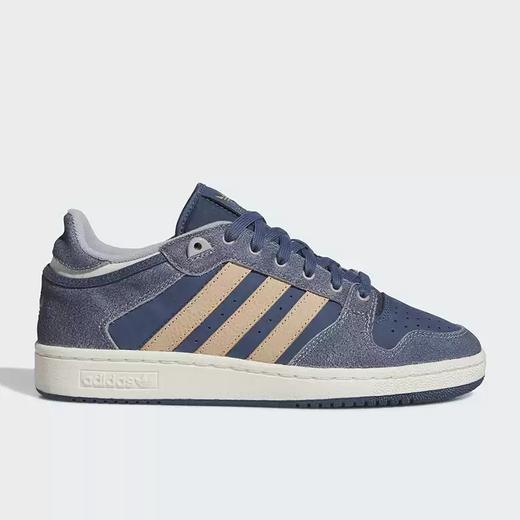 5折【自营】adidas/阿迪达斯  三叶草男女低帮翻毛皮运动板鞋 IH3066 商品图0