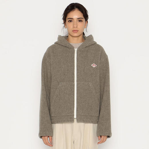 DANTON HOODED JACKET 女装羊毛连帽夹克 商品图0