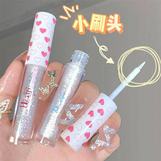 【敲级闪耀！液体眼影】一滴泪亮晶晶防水碎钻珠光提亮单色眼影高光卧蚕女，提亮眼头 点缀卧蚕做高光也很可。ry 商品图3