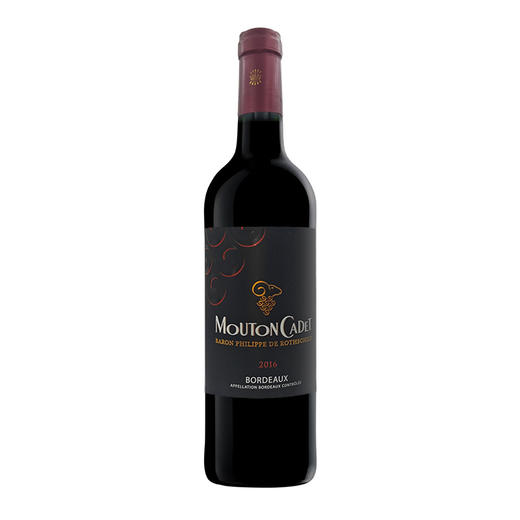 法国菲利普罗斯柴尔木桐嘉棣红葡萄酒2016 Baron Philippe de Rothschild Mouton Cadet Rouge, Bordeaux, France 商品图0