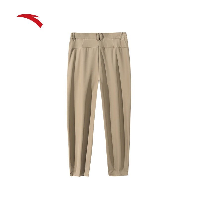 安踏精英系列丨防泼水长裤男士加绒高弹商务通勤西裤子152447507N