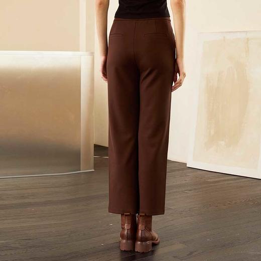 VIVIAN LIU薇薇安刘TD2447503初秋女装新款斜插兜针织直筒长裤 商品图1