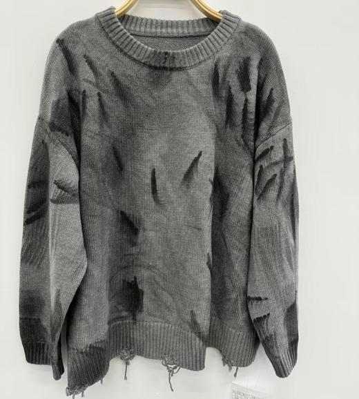 ZB1圆领刷漆流苏毛织上衣41005 冬季 244010510321 商品图6