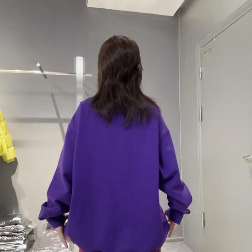 ZB1圆领大字母图案卫衣41005（紫黑） 冬季 944010240321 商品图1