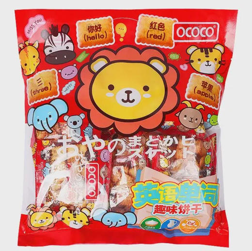 ococo英语单词趣味饼干308g 商品图0