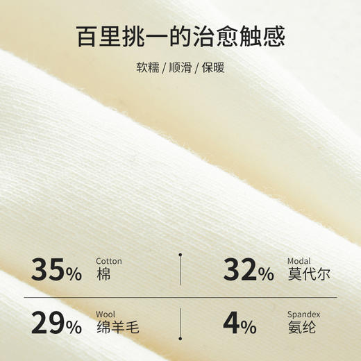 weyo秋冬女士羊毛养肤衣假两件打底衫A32310 商品图4