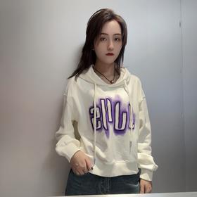 MZ连帽抽绳胸前印字长袖卫衣41020（红白） 冬季 944030050321