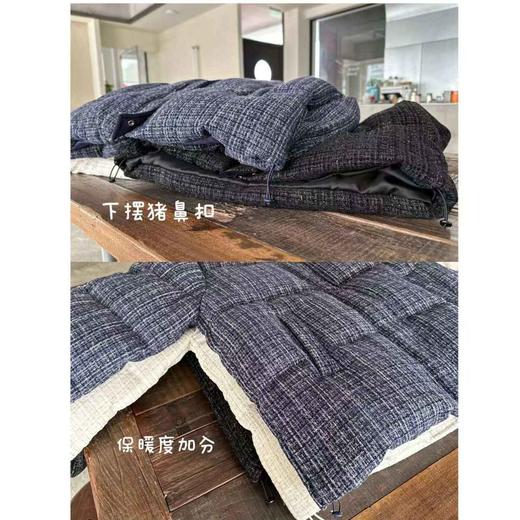 2024新品  蕾蕾同款【许愿银河】设计师款立领粗花呢编织亮丝加厚羽绒外套 商品图2