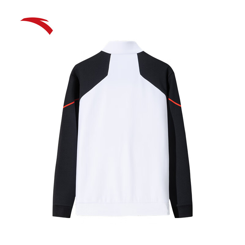 安踏立领运动外套男士秋冬季新款开衫加绒针织运动服上衣152447735N