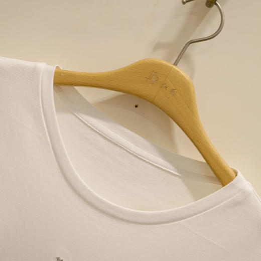 VIVIAN LIU薇薇安刘R2417301梅春女装新款圆领亮片短袖针织衫 商品图2