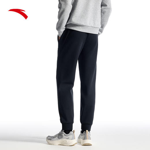 安踏（ANTA）加绒卫裤男秋冬新款针织运动长裤束脚休闲运动裤子152447325N 商品图1