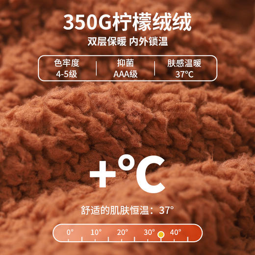 【加厚保暖】秋冬羊羔毛儿童家居服睡衣男童家居服女孩珊瑚绒小熊宝宝冬季睡衣可外穿 商品图3