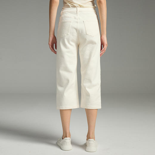 VIVIAN LIU薇薇安刘TD2455015秋女装新款斜插兜直筒牛仔裤 商品图1