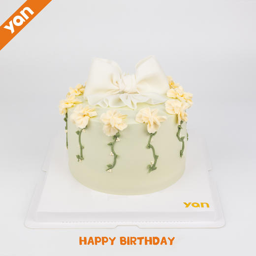 复古蝴蝶结裱花蛋糕 商品图0