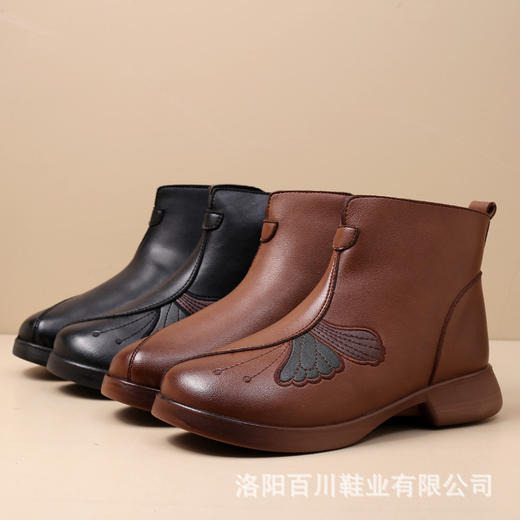 TZW-2024棉鞋冬季加绒加厚保暖马丁靴 商品图0