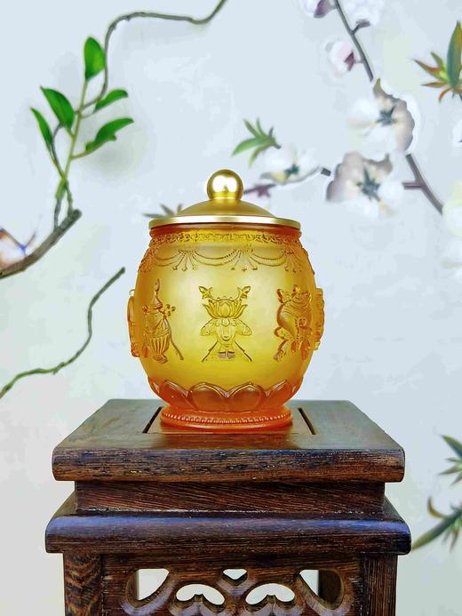 琉璃八吉祥水杯 商品图5