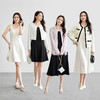 【内购】25年春通勤系列长短两款版型解构赫本风无袖背心针织连衣裙-57779 商品缩略图3